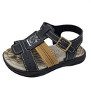 Sandália Molekinho Napa Floter Rustico Neo 2140.750 - Preto/Caramelo