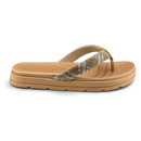Chinelo Feminino Moleca Bege/Cristal - 5490.221