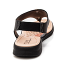 Sandália Feminina Modare Ultraconforto Napa Floather Elástico Preto - 7174.123