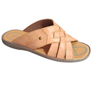 2047  Chinelo Masculino em Couro RUBRA