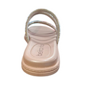 Sandália Papete Beira Rio - Creme/Ouro Claro/Light Peach/Cristal 8488.125