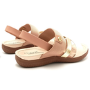 Sandália Feminina Modare Ultraconforto Nude/Creme/Dourado - 7125.233