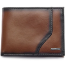 Carteira Pegada Masculina em Couro Camel CA003901-12