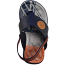 Chinelo Molekinho Neo/Elastico Marinho/Laranja 2040.709