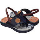 Chinelo Molekinho Neo/Elastico Marinho/Laranja 2040.709