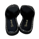 Chinelo Rasteirinha Santinelli - 1618-019-252 com Strass Preto