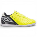 Chuteira Infantil Futsal Umbro Fifty Vi Jr - Limão/Preto/Prata