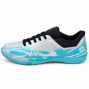 Chuteira De Futsal Molekinho Infantil Cinza/Turquesa/Branco/Preto - 2808.342