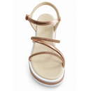 Sandália Molekinha Infantil Feminina Ouro Rosado/Dourado/Rosa - 2361.205
