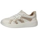 Tênis Feminino Casual Modare Ultraconforto - Branco OFF/Dourado