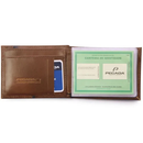 Carteira Pegada Masculina em Couro Camel CA003901-12