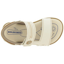 Sandália Molekinho Infantil Masculina Branco OFF/Caramelo - 2650.208