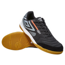 Chuteira Futsal Umbro PRO 5 Bump - Preto/Prata/Coral