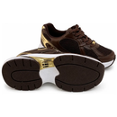 Tênis Feminino Vizzano Metalizado Milano - Cacau/Chocolate/Dourado 1487.203