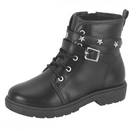 Bota Coturno Infantil Modinha Molekinha Blogueira Preta 2164.140