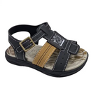 Sandália Molekinho Napa Floter Rustico Neo 2140.750 - Preto/Caramelo