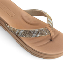 Chinelo Feminino Moleca Bege/Cristal - 5490.221