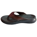 Chinelo Pegada Masculino em Couro - Anilina Pinhão 134701-03