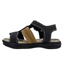 Sandália Molekinho Napa Floter Rustico Neo 2140.750 - Preto/Caramelo