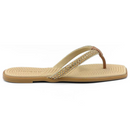 Chinelo Rasteira Moleca Golden Shadow/Nude - 5558.100