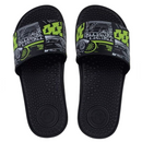 Chinelo Slide Molekinho Amarelo/Neon /Preto/Cinza 2421.115