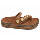 Sandália Papete Moleca Flatform Avelã - 5500.128