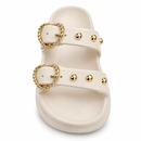 Papete Molekinha Infantil Feminina Slide E.V.A. Creme - 2376.104