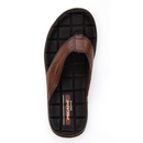 Chinelo Pegada Masculino Em Couro - Anilina Pinhão 133235-01