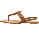 Sandália Rasteira Moleca com Elástico Camel - 5558.114