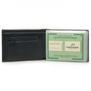Carteira Pegada Masculina em Couro Preto CA034102-02
