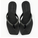 Chinelo Rasteira Moleca Hematite/Preto - 5558.100