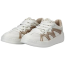 Tênis Feminino Casual Modare Ultraconforto - Branco OFF/Dourado