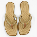 Chinelo Rasteira Moleca Golden Shadow/Nude - 5558.100