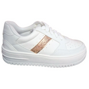 TÊNIS ONE FLIP BRANCO/COBRE CASUAL