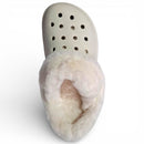 Sandália Babuche Peluciada Feminina Moleca - Branco Off