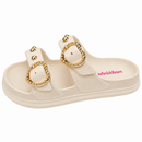 Papete Molekinha Infantil Feminina Slide E.V.A. Creme - 2376.104