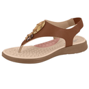 Sandália Feminina Modare Ultraconforto Napa Floather Elástico Avelã - 7174.123