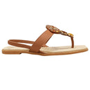 Sandália Rasteira Moleca com Elástico Camel - 5558.114
