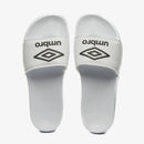 Chinelo Umbro Diamond Slider - Branco/Preto