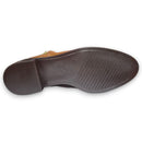 Bota Vizzano Feminina Cano Baixo Napa Floather Zurique - Caramelo