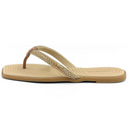Chinelo Rasteira Moleca Golden Shadow/Nude - 5558.100