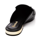 Mule Santinelli Em Couro Duquesa 1654-001-252 - Preto Intense