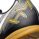 Chuteira Futsal Umbro Heatmap - Preto/Branco/Dourado