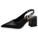 Scarpin Sling Back Santinell - PRETO
