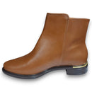 Bota Vizzano Feminina Cano Baixo Napa Floather Zurique - Caramelo