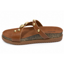 Sandália Papete Moleca Flatform Avelã - 5500.128