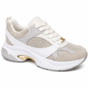 Tênis Feminino Vizzano Metalizado Milano - Dourado/Branco Off/Cinza 1487.201