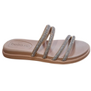Sandália Papete Beira Rio - Creme/Ouro Claro/Light Peach/Cristal 8488.125