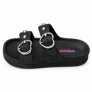Papete Molekinha Infantil Feminina Slide E.V.A. Preto  - 2376.104