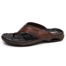 Chinelo Pegada Masculino Em Couro - Anilina Pinhão 133235-01